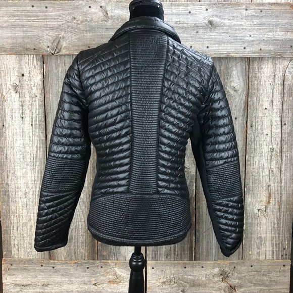 Kenneth Cole Black Puffer Jacket Medium - Picture 7 of 8